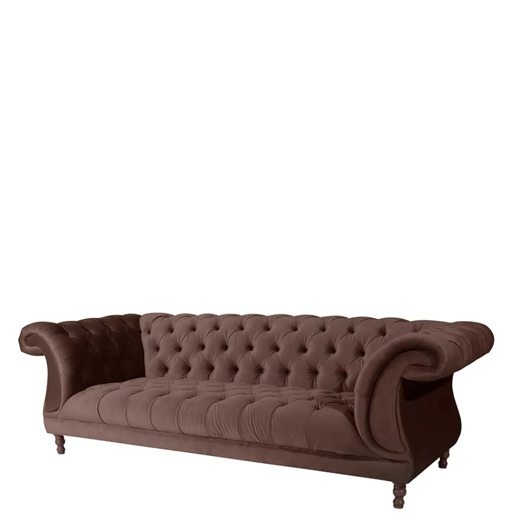 Clearance Samtvelour Couch Rennia Wohnzimmercouch|3 Sitzer Sofa