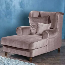 New Samtvelours Bigsessel Stagnola Ohrensessel