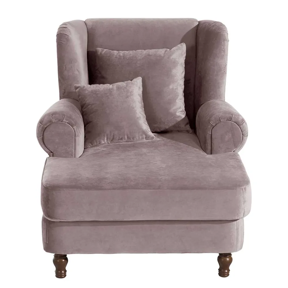 New Samtvelours Bigsessel Stagnola Ohrensessel