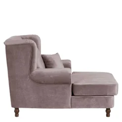 New Samtvelours Bigsessel Stagnola Ohrensessel