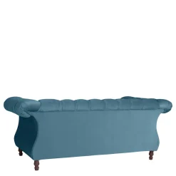 New Samtvelours Couch Petrol Spiritov Wohnzimmercouch|Einzelsofa
