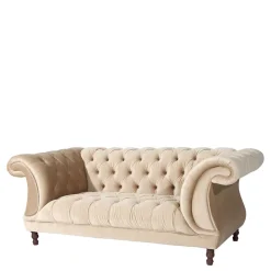 Hot Samtvelours Sofa Segin 2 Sitzer Sofa