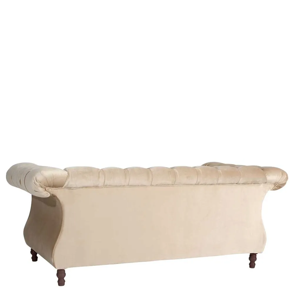 Hot Samtvelours Sofa Segin 2 Sitzer Sofa