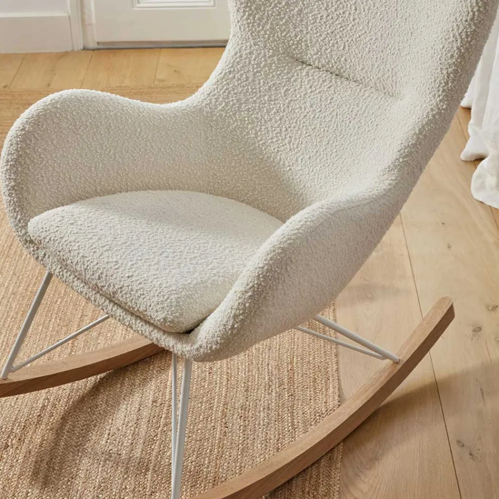 New Schaukelsessel Convilla Wohnzimmer Sessel|Ohrensessel