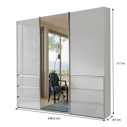 Schiebetürenschrank weiß Geronda Schiebetürenschränke