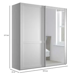 Schiebetürschrank mit Spiegel Tudana*Pharao24 Clearance