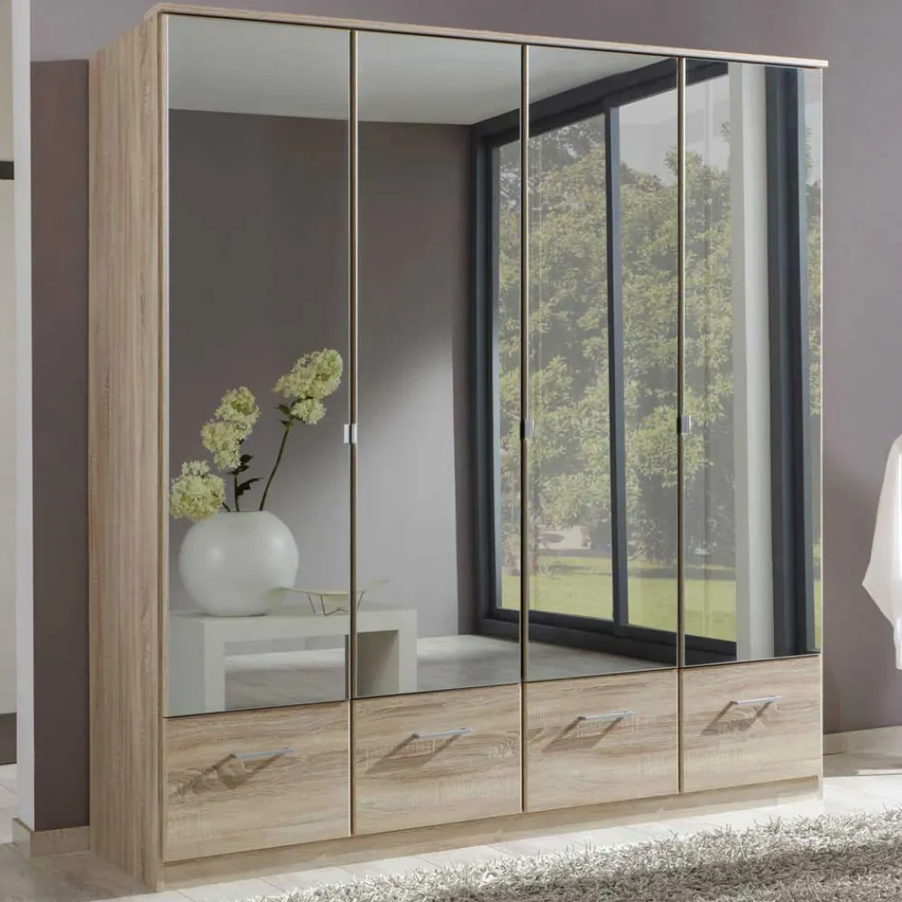 Clearance Schlafzimmer Kleiderschrank Tyago Drehtürenschränke|Jugendkleiderschrank