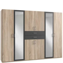 Sale Schlafzimmerkleiderschrank Lairan Drehtürenschränke