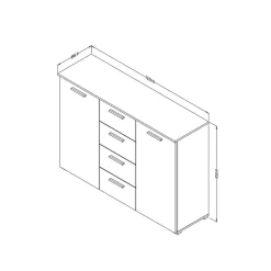 Schlafzimmerkommode Salassos*Pharao24 Sale