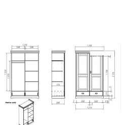 Schlafzimmerschrank Limita*Pharao24 Discount