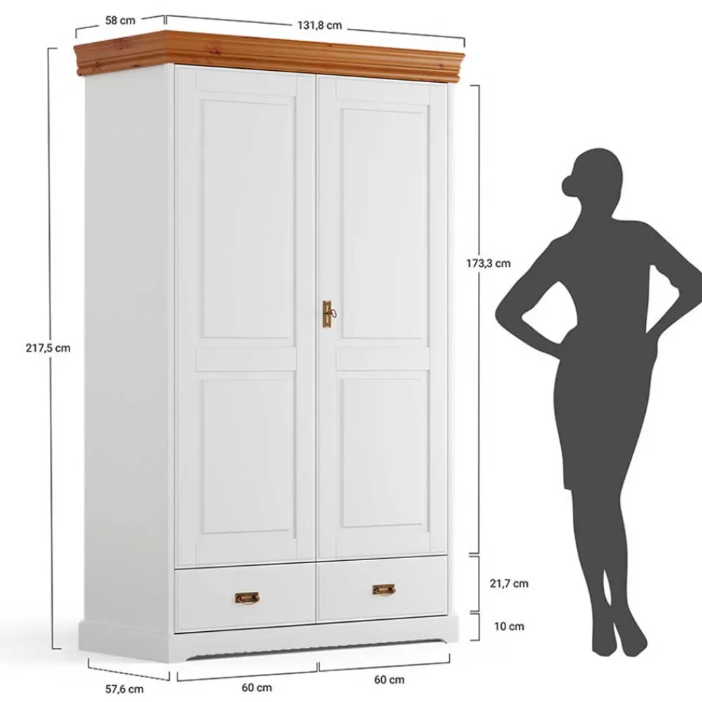 Schlafzimmerschrank Limita*Pharao24 Discount