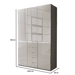 Schlafzimmerschrank modern Sanctos*Pharao24 Hot