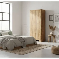 New Schlafzimmerschrank Sascora Massivholz Schränke|Drehtürenschränke