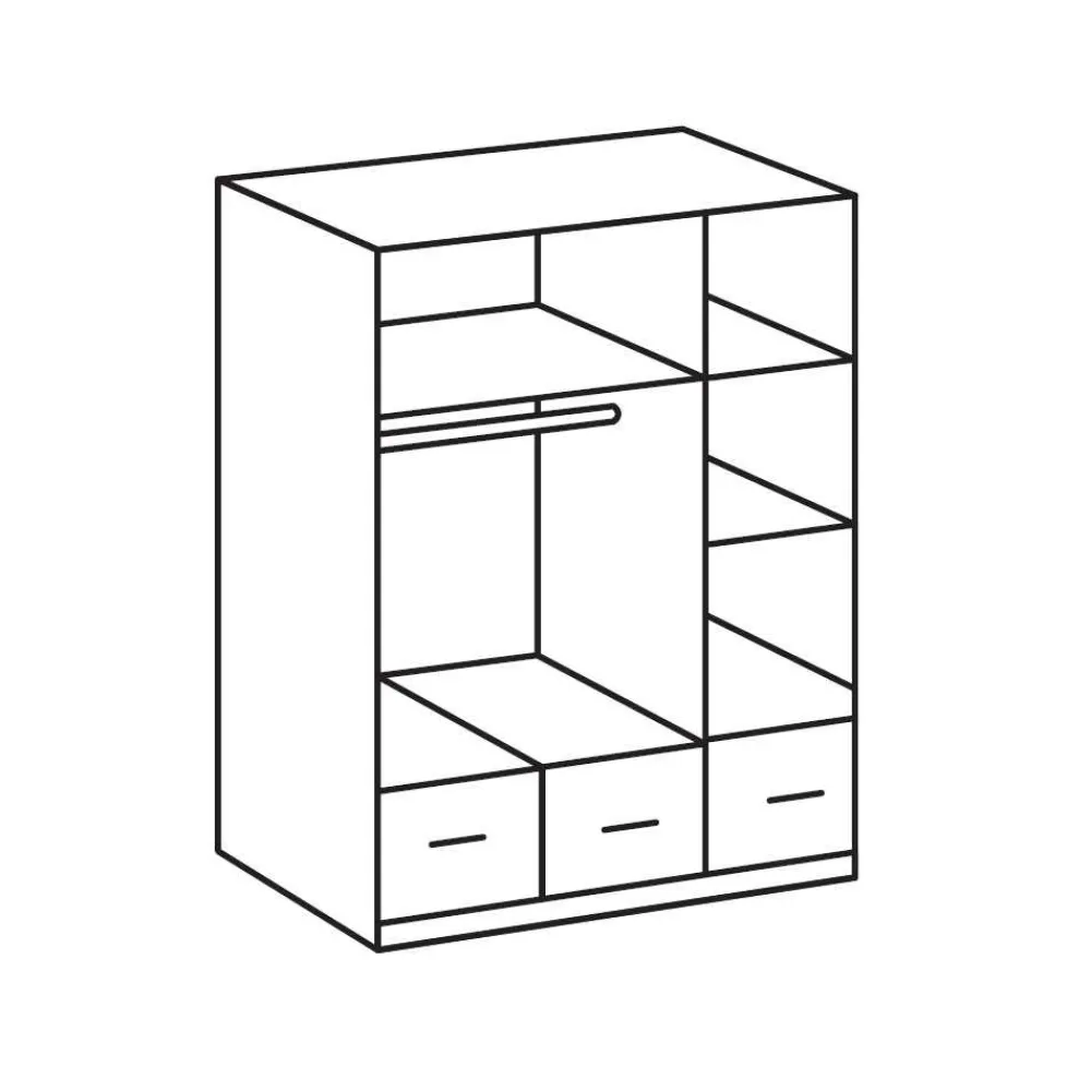 Sale Schlafzimmerschrank Tyago Jugendkleiderschrank|Drehtürenschränke