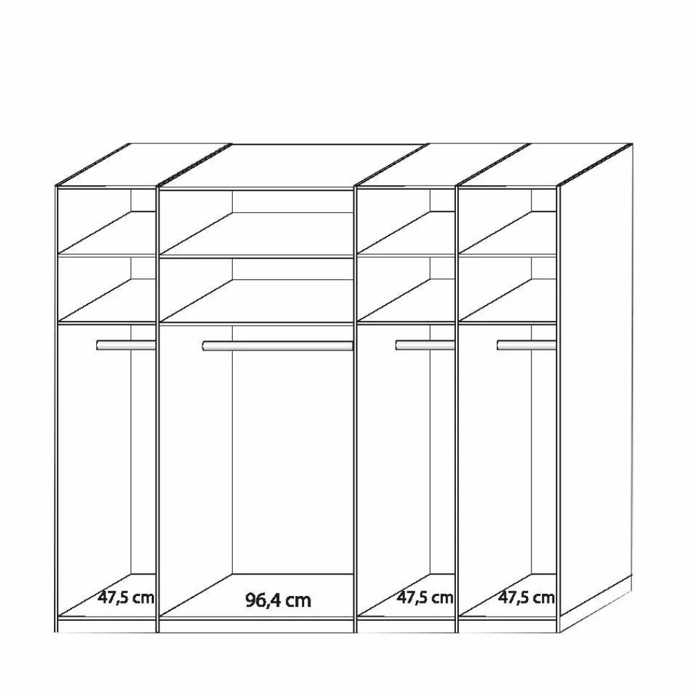 Online Schlafzimmerschrank Yanus Drehtürenschränke|Kleiderschränke