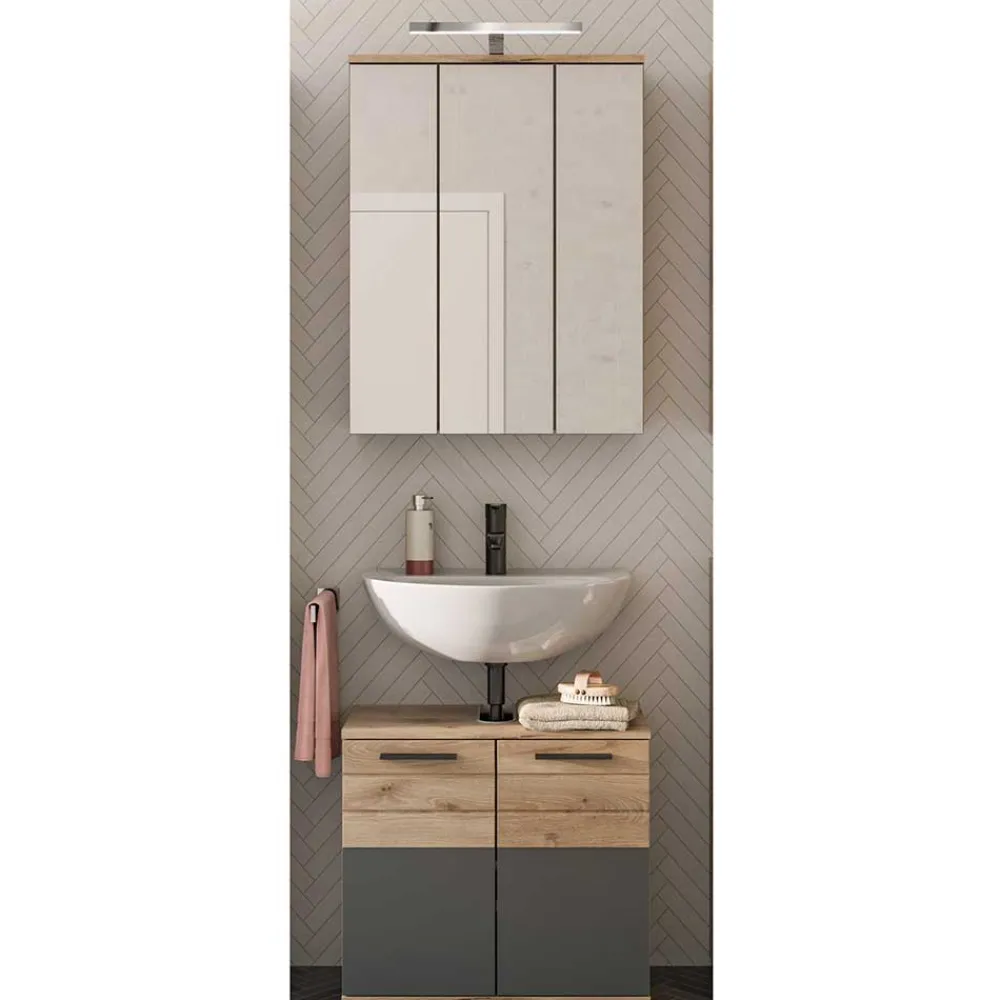 Schmales Badezimmermöbel Set Faneno*Pharao24 Online