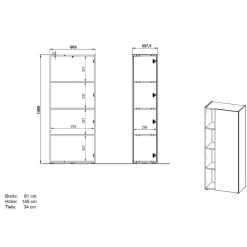 Schrank Büro Sinnabra*Pharao24 Hot