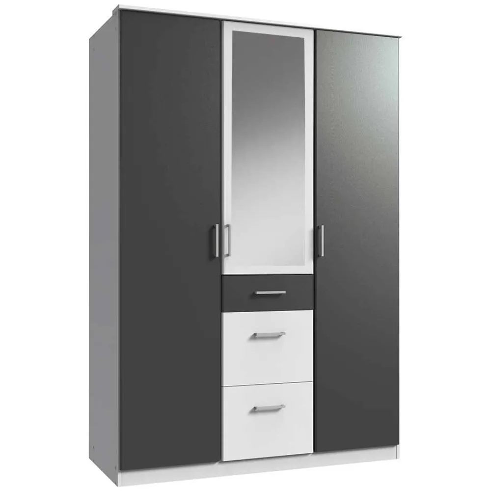 New Schrank mit Spiegeltür Tolofoa Jugendkleiderschrank|Drehtürenschränke