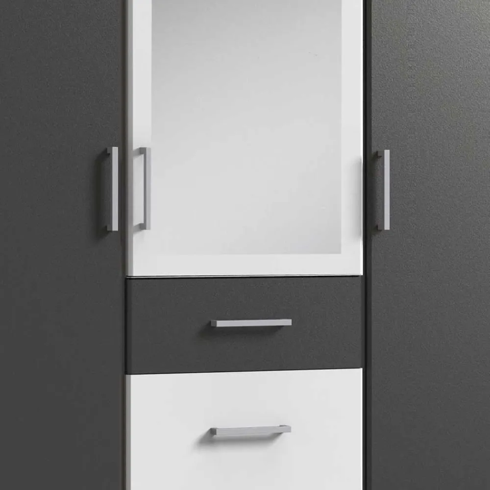 New Schrank mit Spiegeltür Tolofoa Jugendkleiderschrank|Drehtürenschränke