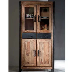 Schrank Vitrine India*Pharao24 Clearance