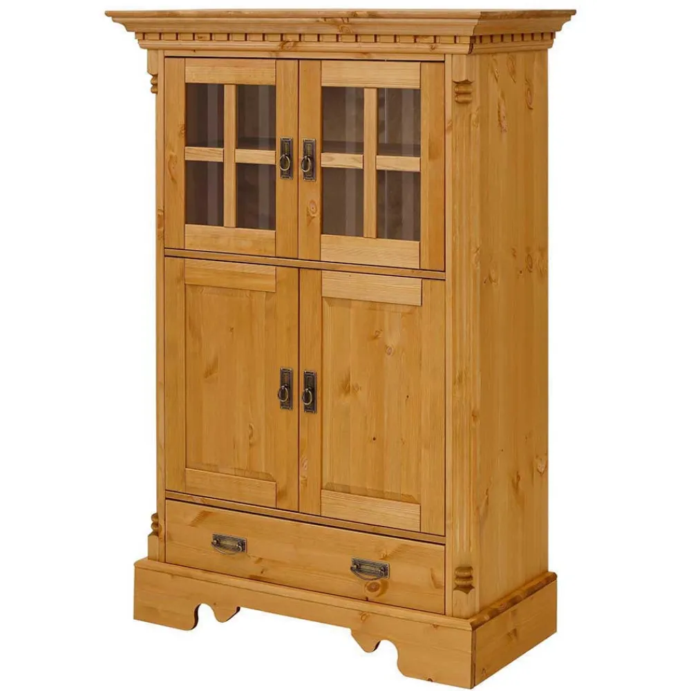 Outlet Schrankwand Meclavra Massivholz Wohnwände