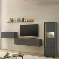 Schrankwand mit Schreibtisch Uzniana*Pharao24 Sale