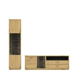 Schrankwand Wohnzimmer Ostoro*Pharao24 Clearance