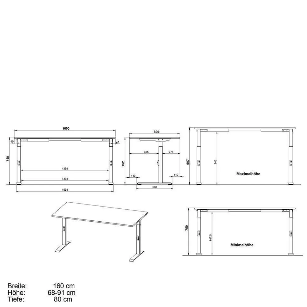 Best Schreibtisch Abby Schreibtische