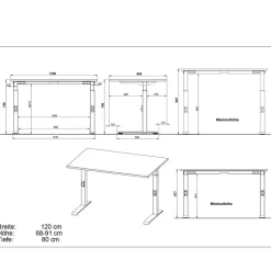 Schreibtisch Dresina*Pharao24