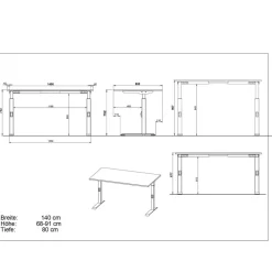 Schreibtisch Dresina*Pharao24