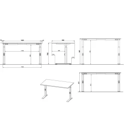 Schreibtisch Gowri*Pharao24 Discount