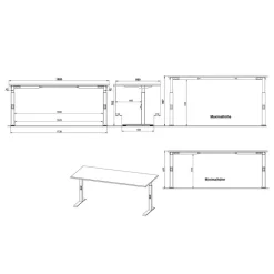 Schreibtisch Gowri*Pharao24 Discount