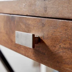 Schreibtisch Holz und Metall Tsubasa*Pharao24 Discount