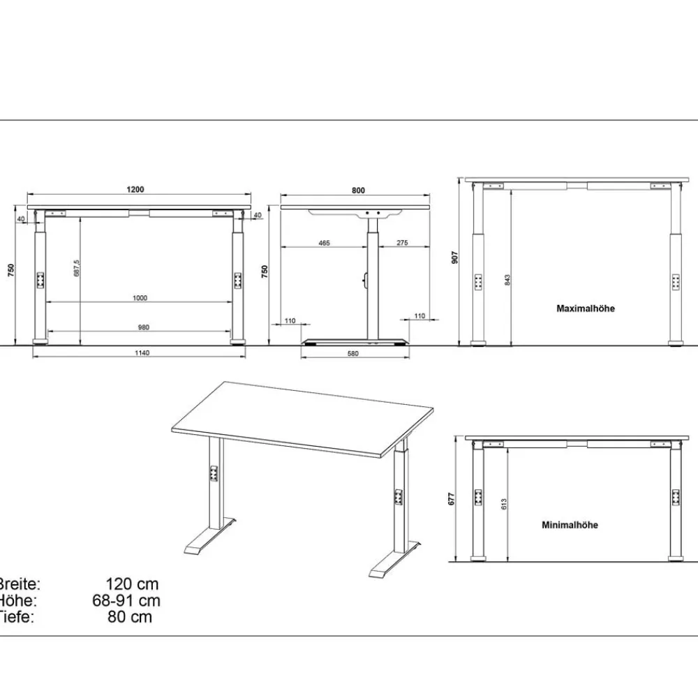 Schreibtisch Kerry*Pharao24 Best