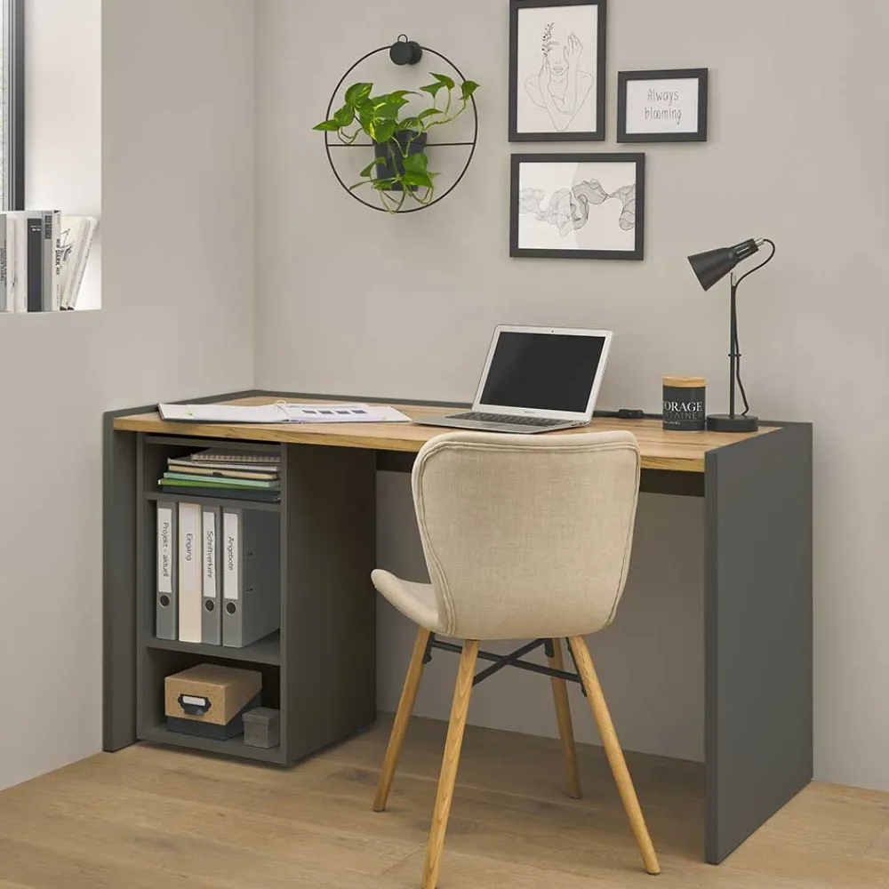 Schreibtisch mit Regal Uzniana*Pharao24 Outlet