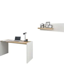 Schreibtisch mit Wandboard Rascian*Pharao24 Outlet