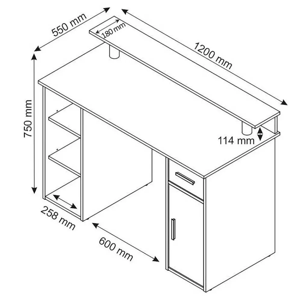 Schreibtisch Trambona*Pharao24 Clearance