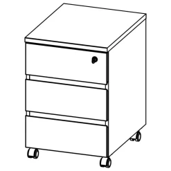 Schreibtischrollcontainer Charin*Pharao24 Online