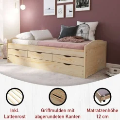 Schubkastenbett Vultaco*Pharao24 Outlet