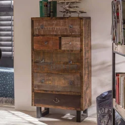 Clearance Schubkastenkommode Tamila Massivholz Kommoden|Flurkommoden