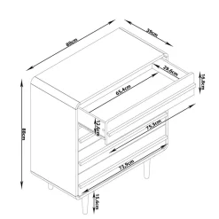 Schubladenkommode Matthias*Pharao24 Hot