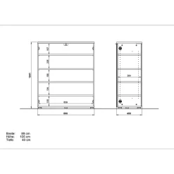 Outlet Schuh Schrank Mayocin Schuhschränke