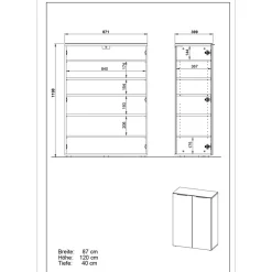 Clearance Schuhschrank Anita Schuhschränke