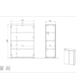 Schuhschrank Diadani*Pharao24 Outlet