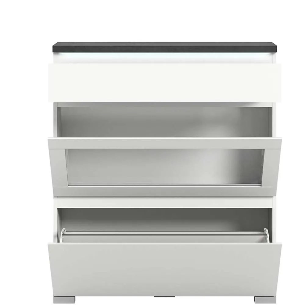 Schuhschrank mit Glasklappe Houstna*Pharao24 Clearance