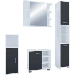 Clearance Schwarz weiße Badmöbel Panales Badmöbel Sets
