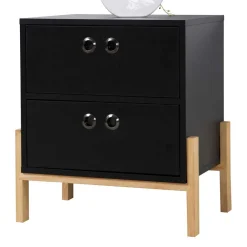 Schwarze Schubladenkommode Abelynta*Pharao24 Online