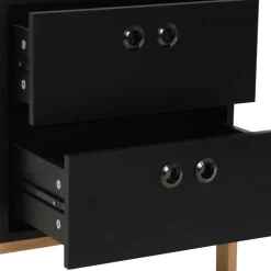 Schwarze Schubladenkommode Abelynta*Pharao24 Online