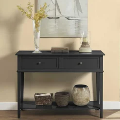 Schwarze Tischkonsole Quado*Pharao24 Best