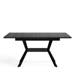 Clearance Schwarzer Ausziehtisch Damados Ausziehtische